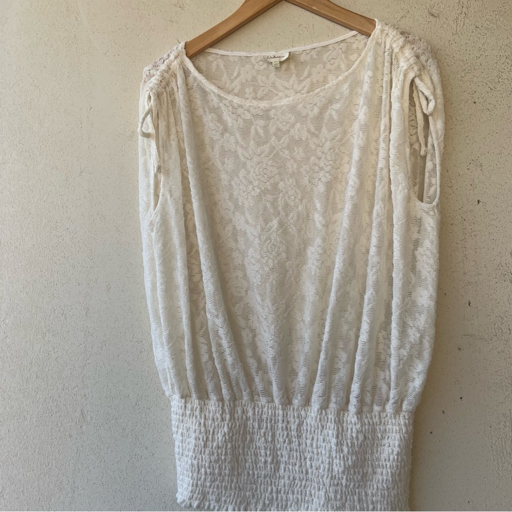 Anthropologie light textured top - Picture 6 of 11
